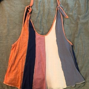 Free People waffle and knotted tank - medium #111